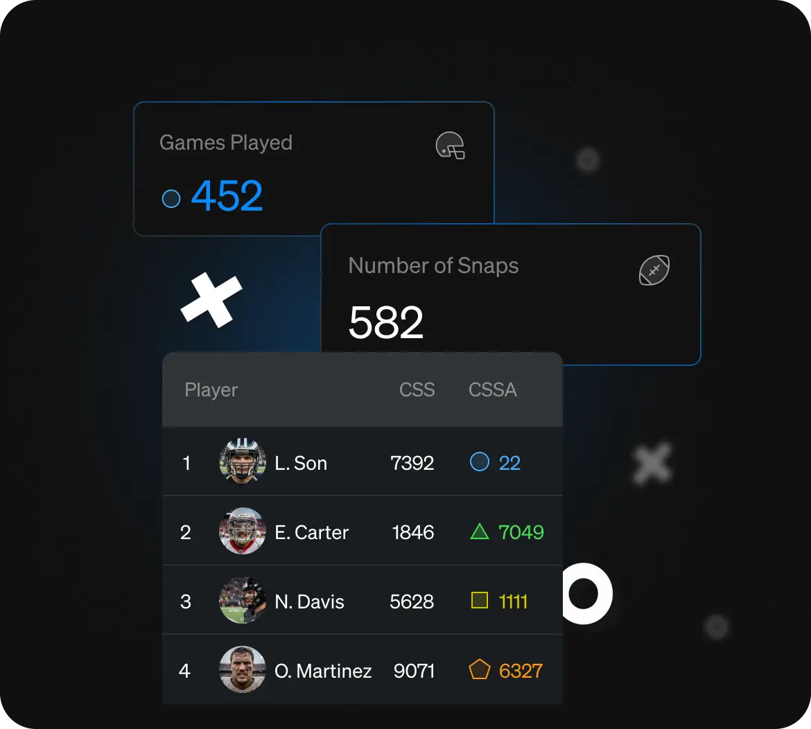 Quarterback performance data and analytics