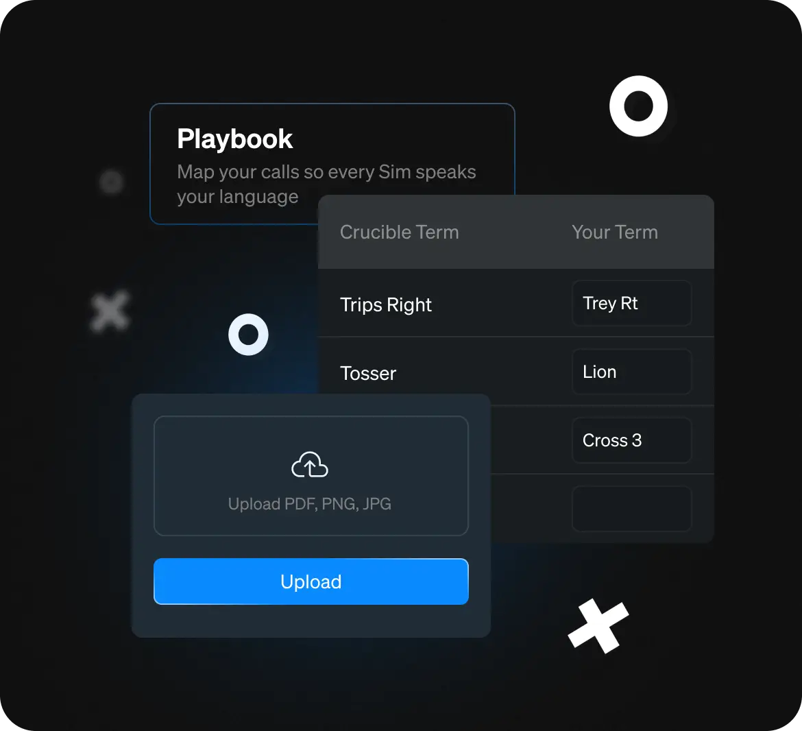 Team playbook and program management in Crucible